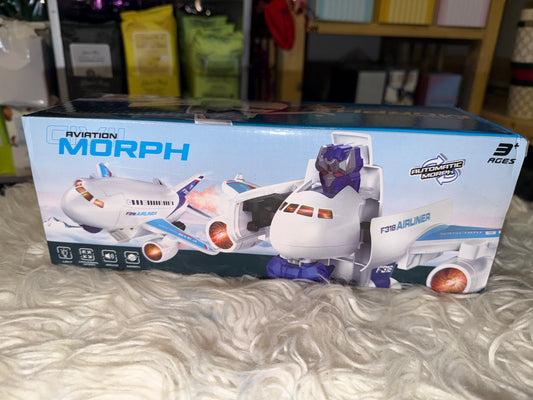 ✈️🤖 Aviation Morph Transformer Toy 🤖✈️